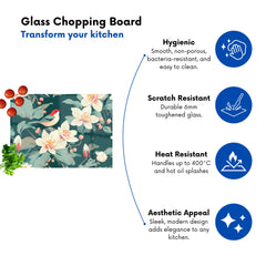 A Bird Amongst The Lillies Chopping Board