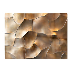 Bronze Gold Eclectic Design Chopping Board