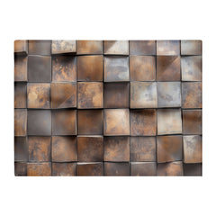 Brown Square Brick Design Chopping Board