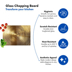Circular Radial Design Chopping Board