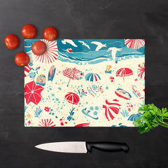A Day At The Beach Chopping Board