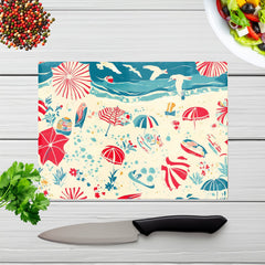 A Day At The Beach Chopping Board