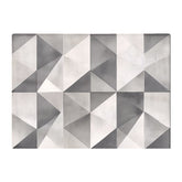 Dove Grey Geometric Pattern Chopping Board
