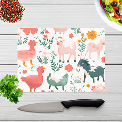 Fun On The Farmyard Chopping Board