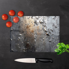 Grey Gold Textures Chopping Board