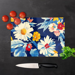 Bright Spring Flowers In Bloom Chopping Board