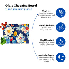 Bright Spring Flowers In Bloom Chopping Board