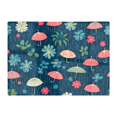 Umbrellas In Spring Chopping Board