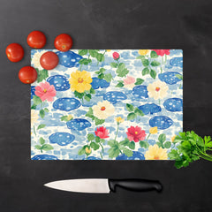 Puddles And Rain Design Chopping Board