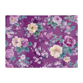 Purple Textured Flowers Chopping Board