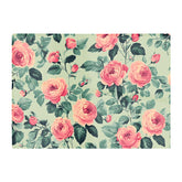 Sage Green And Pink Roses Chopping Board