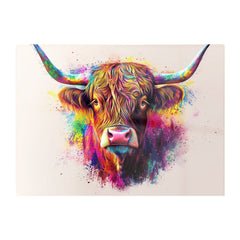 Super Splashart Highland Cow Chopping Board