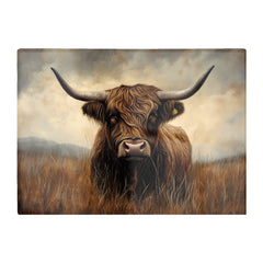 Bronze Effect Highland Cow Chopping Board