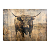 Old Style Highland Cow Chopping Board