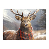 Scottish Red Deer In A Tartan Scarf Chopping Board