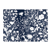Blue And White Floral Silhouette Chopping Board