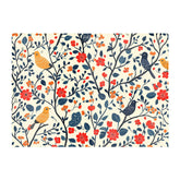 Woodland Birds And Flowers In The Trees Chopping Board