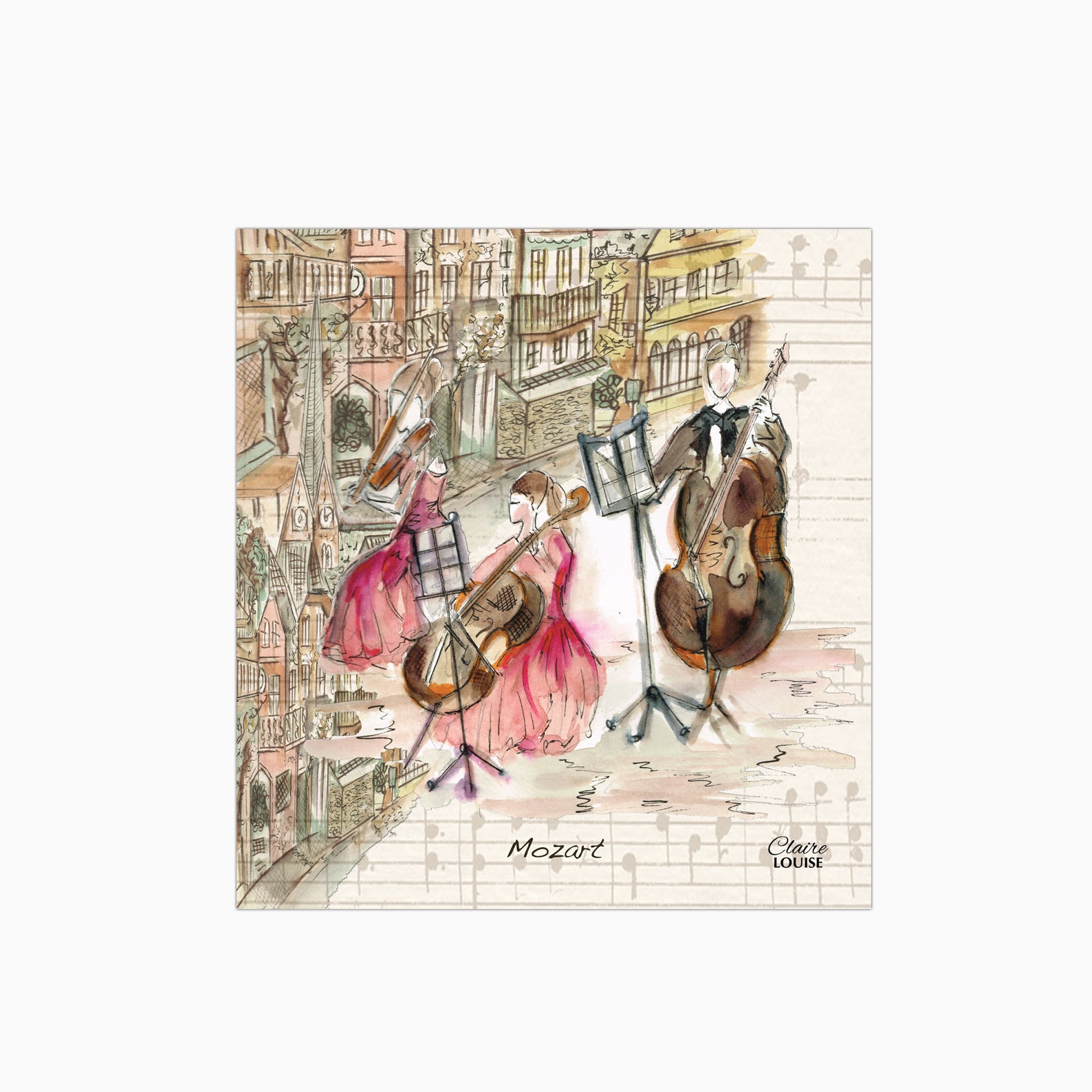 Mozart Glass Kitchen Splashback