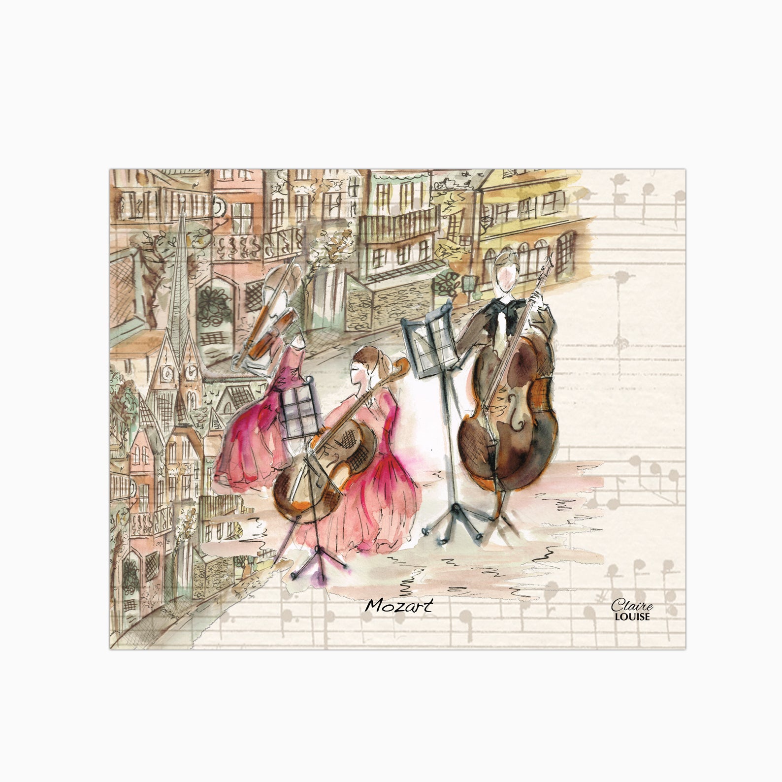 Mozart Glass Kitchen Splashback