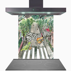 Abbey Road Glass Kitchen Splashback