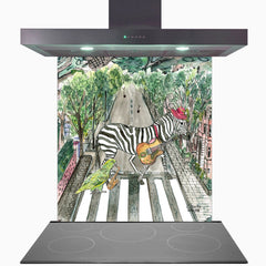 Abbey Road Glass Kitchen Splashback