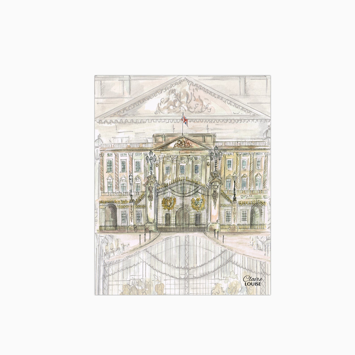 Buckingham Palace Glass Kitchen Splashback