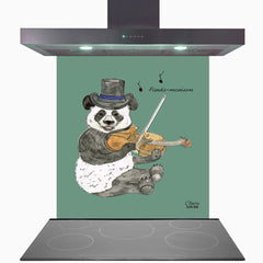 Violin Glass Kitchen Splashback