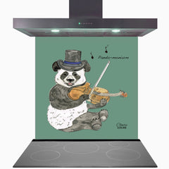 Violin Glass Kitchen Splashback
