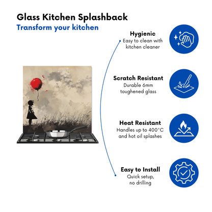 Scottish Bagpipes Splashart Kitchen Splashback