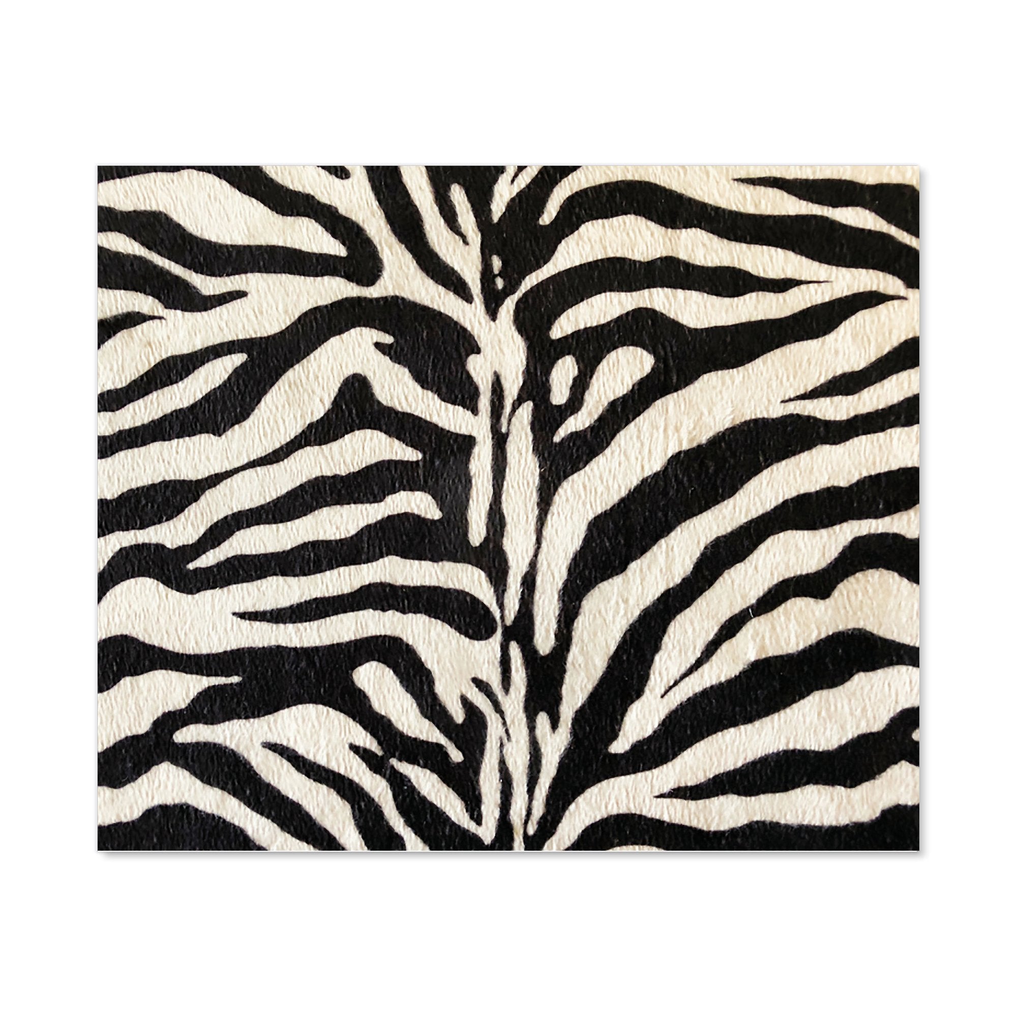 White Tiger Print Kitchen Splashback