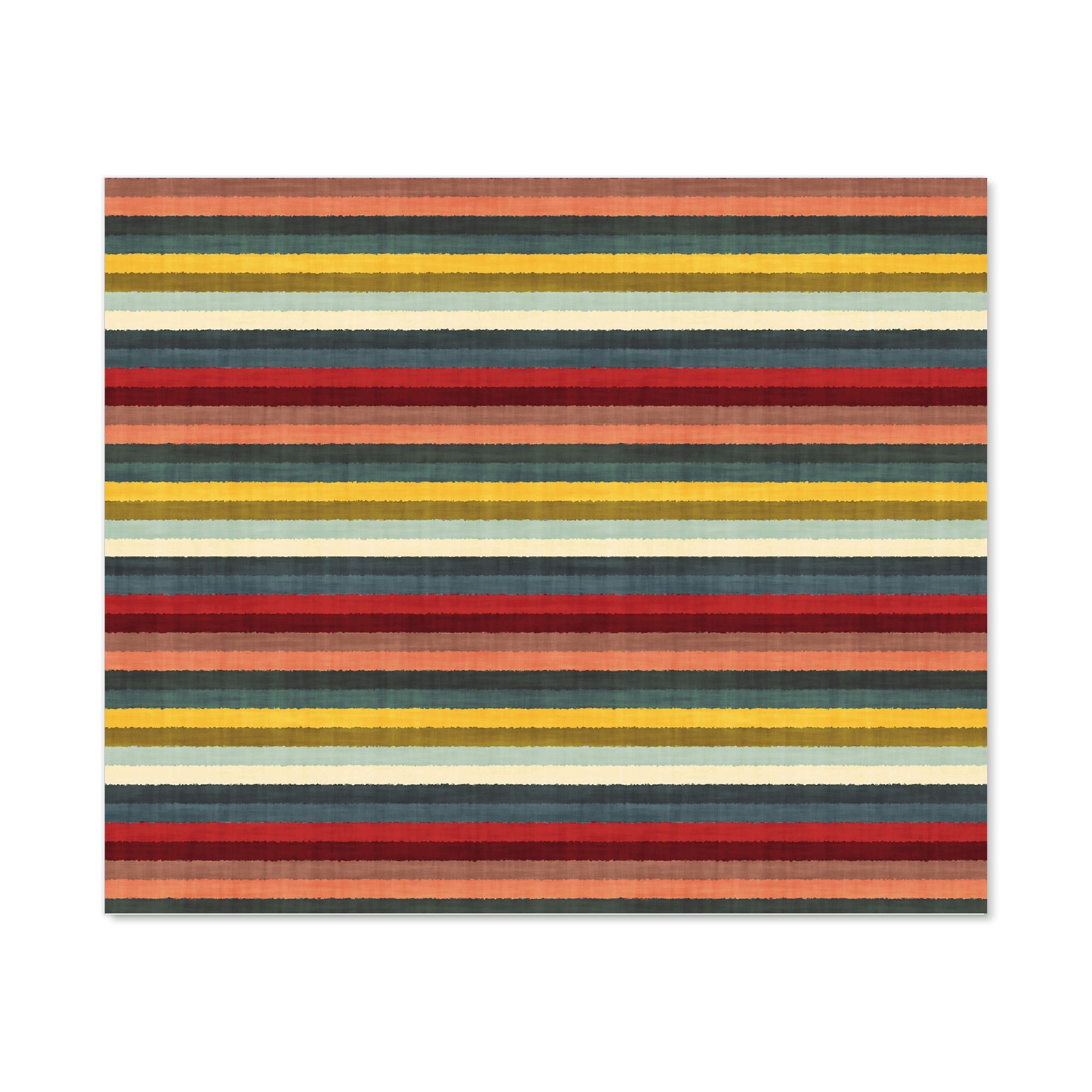 Multicolour Striped Brish Pattern Kitchen Splashback