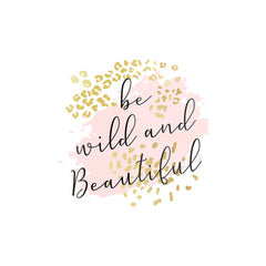 Be Wild And Beautiful Glass Chopping Board