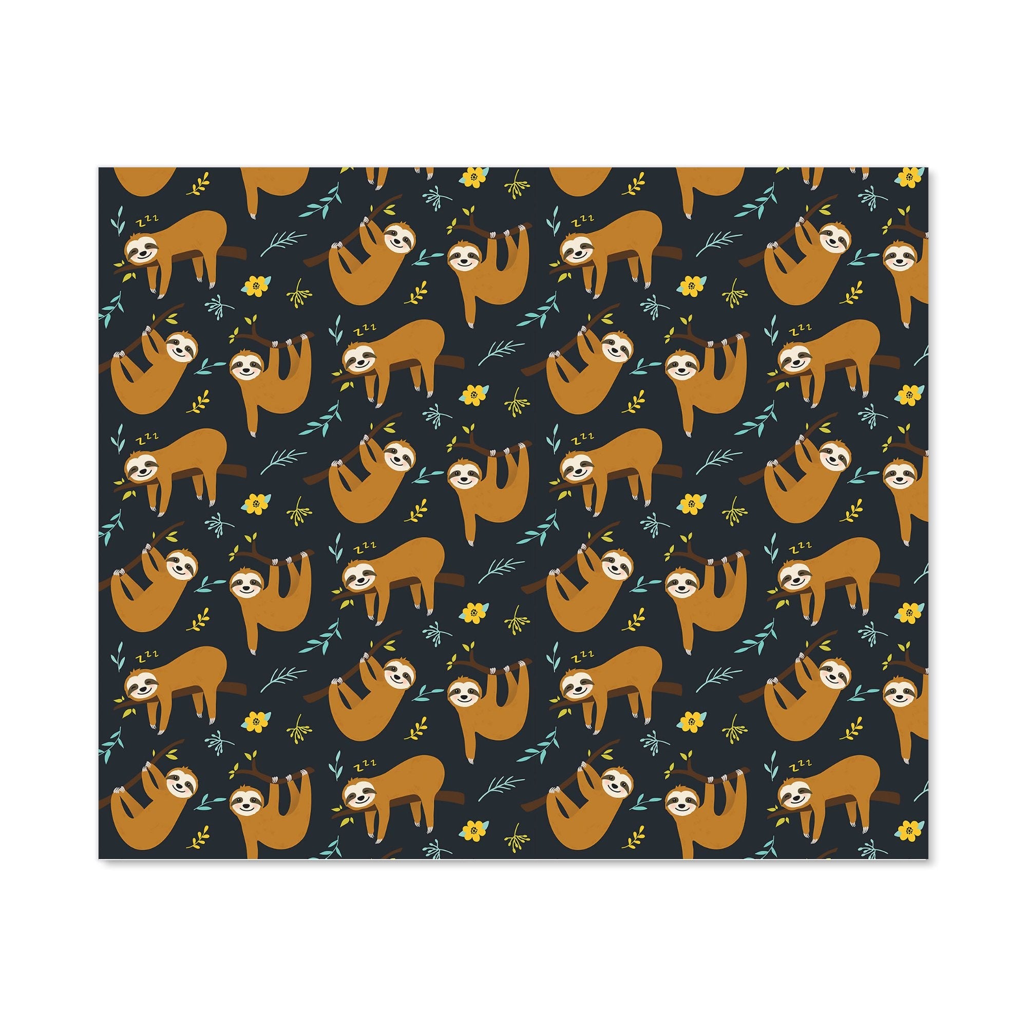 Cute Sloths Kitchen Splashback