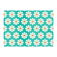Daisy Pattern Glass Chopping Board