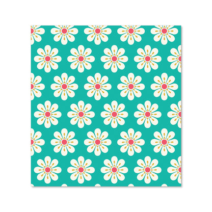 Daisy Pattern Kitchen Splashback