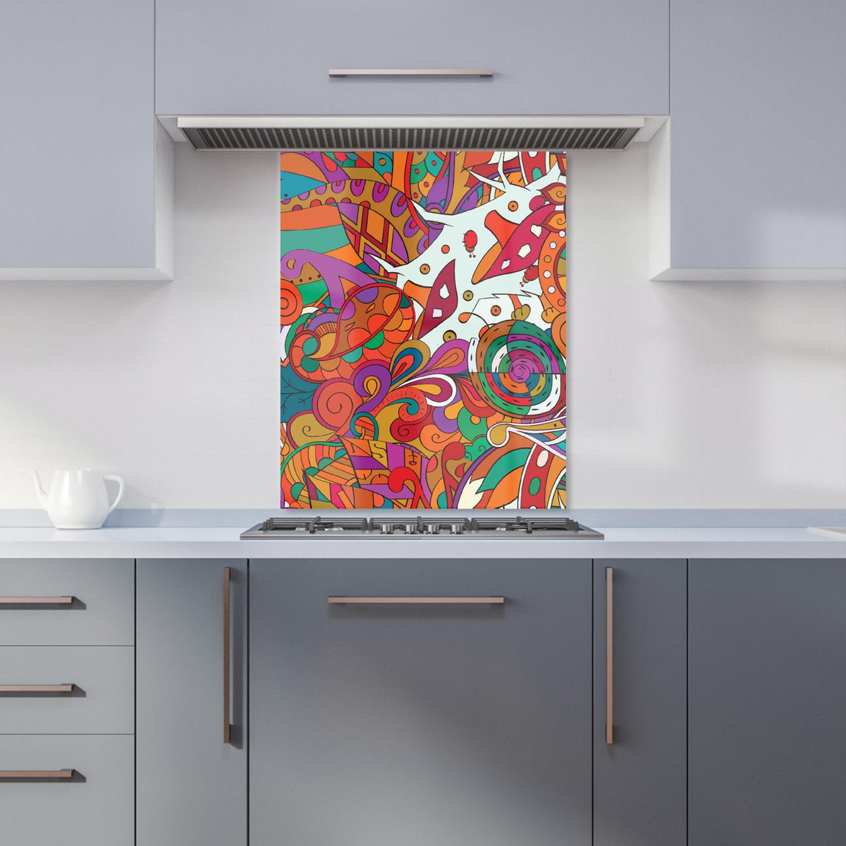 Mehndi Design Kitchen Splashback