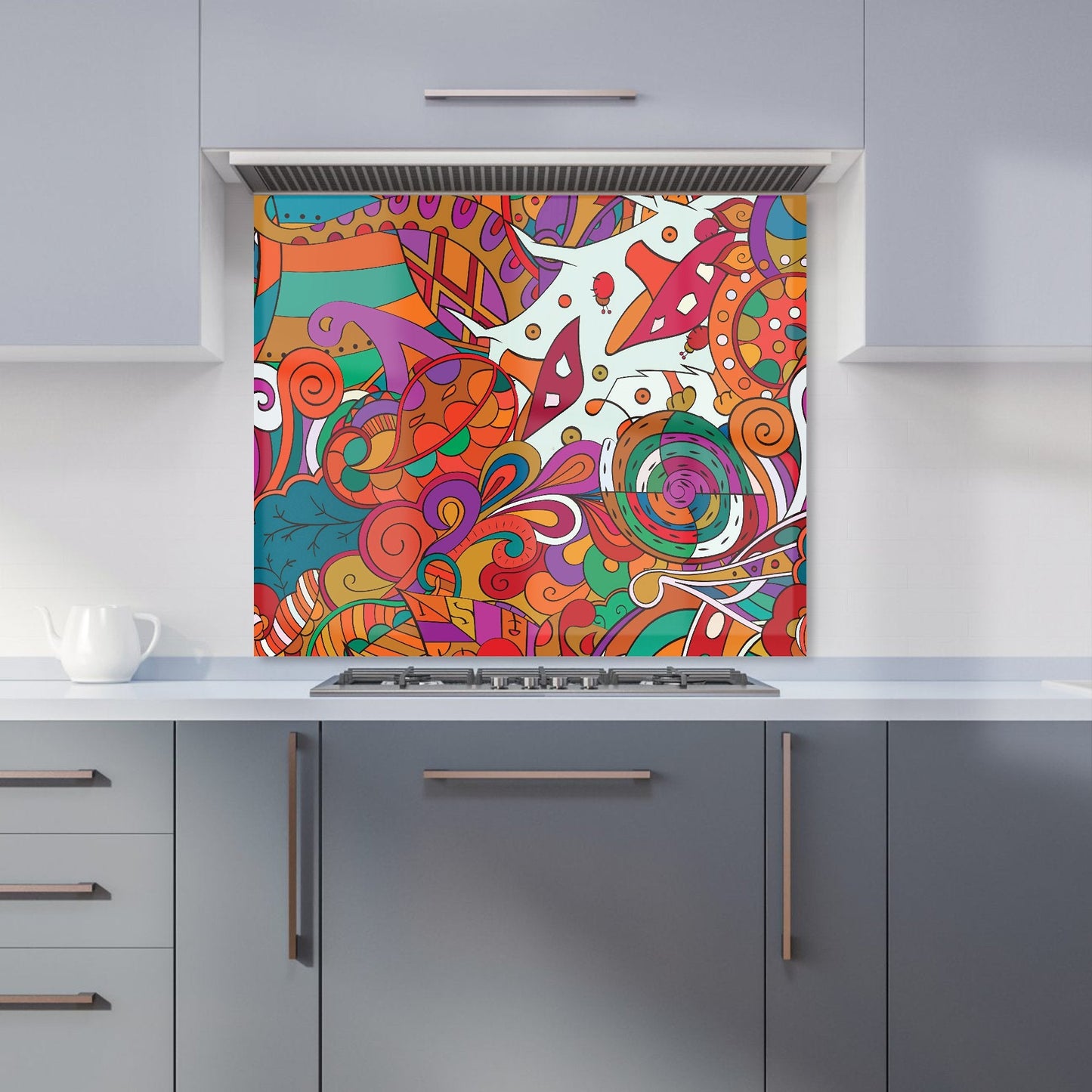 Mehndi Design Kitchen Splashback