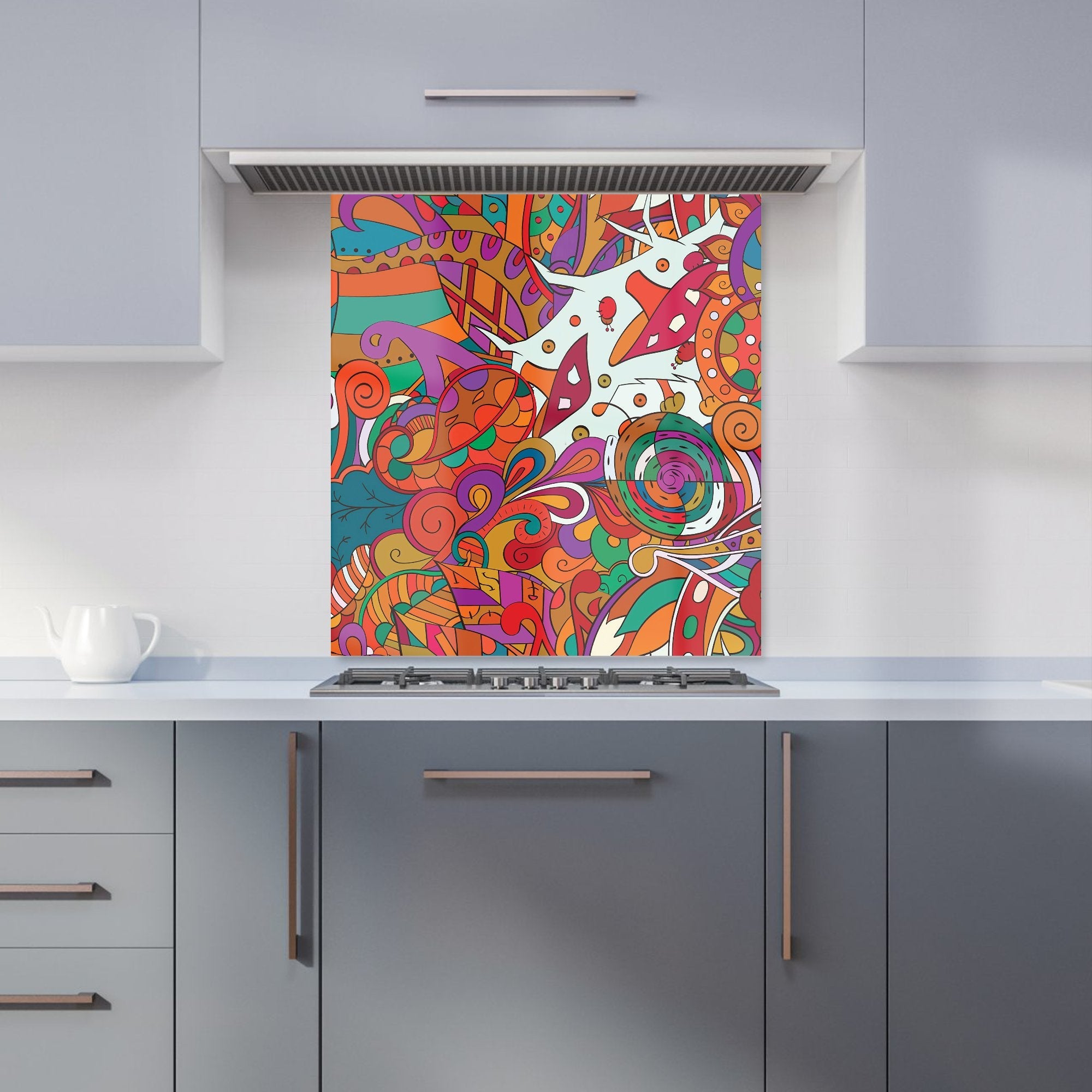 Mehndi Design Kitchen Splashback