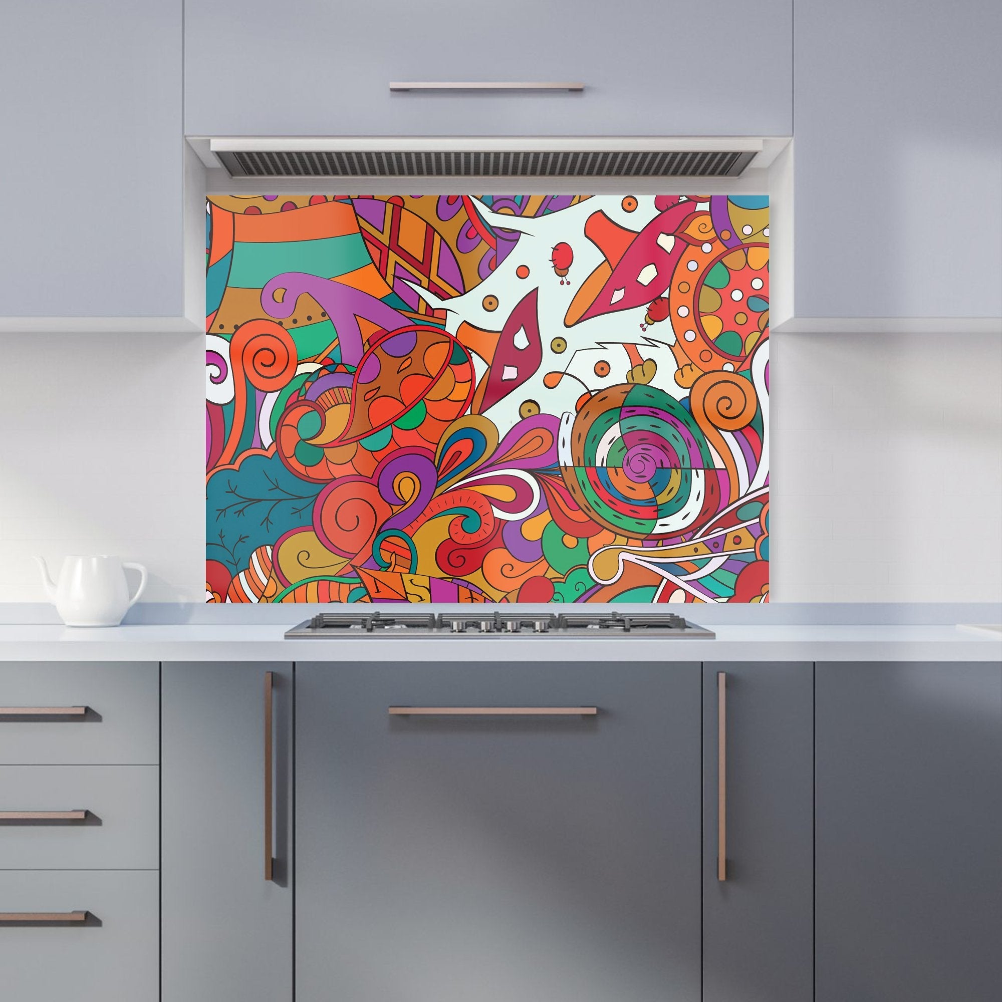Mehndi Design Kitchen Splashback