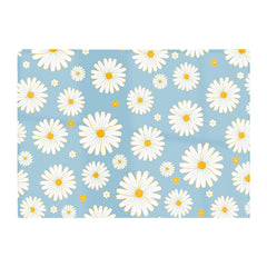 Summer Daisy Pattern Glass Chopping Board