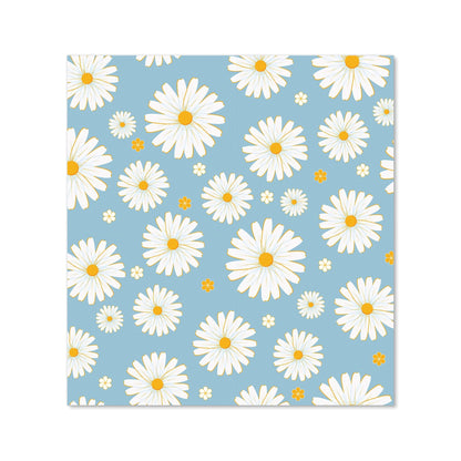 Summer Daisy Pattern Kitchen Splashback