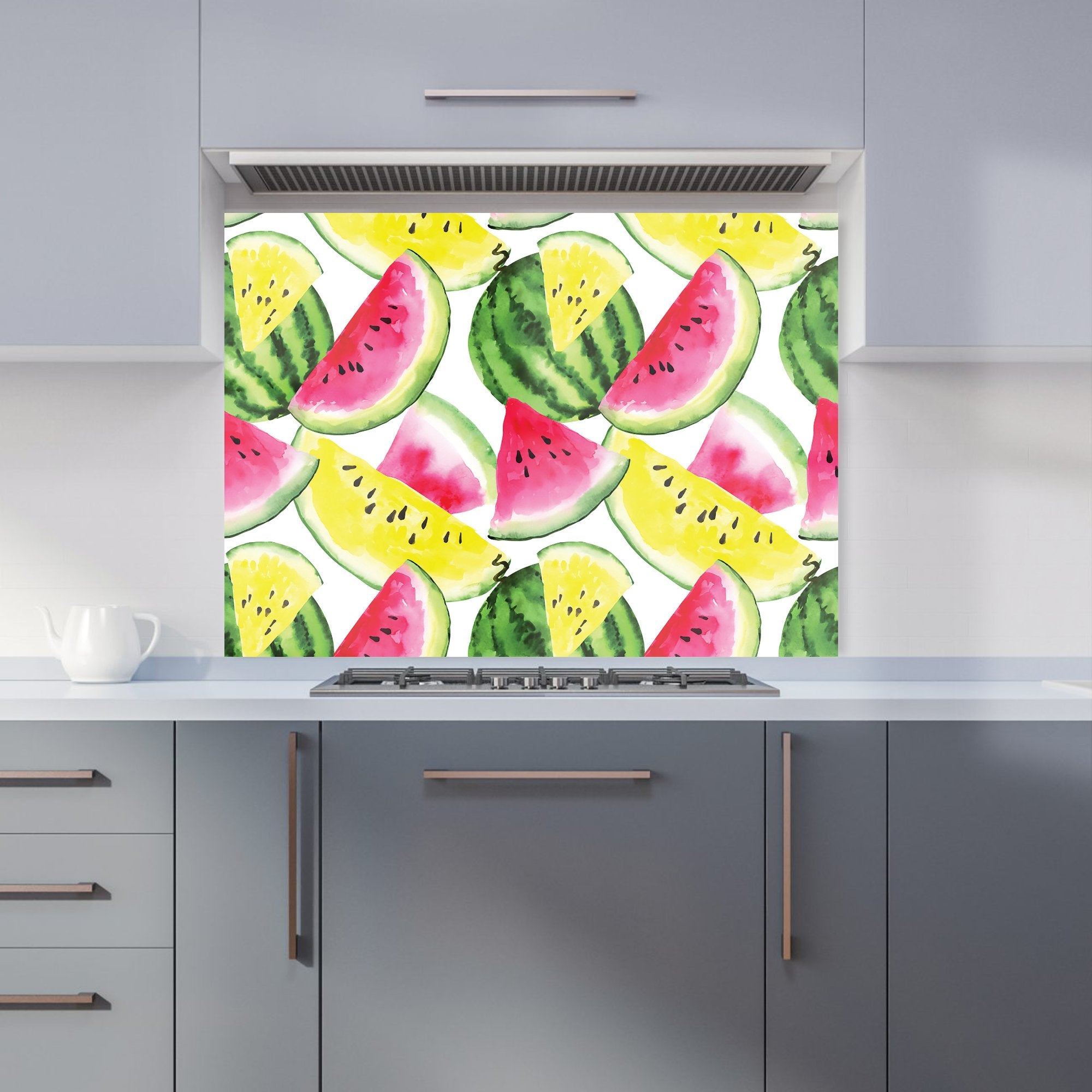 Colourful Melon Pattern Kitchen Splashback