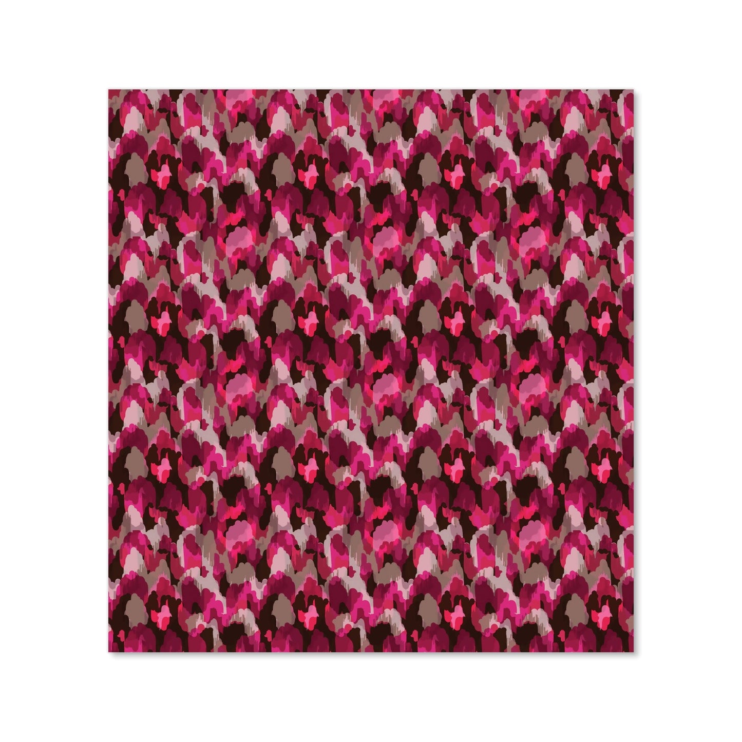 Modern Pink Animal Print Kitchen Splashback