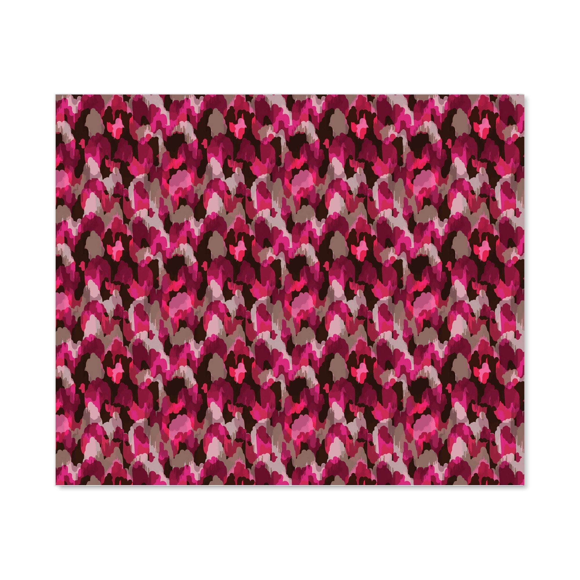 Modern Pink Animal Print Kitchen Splashback