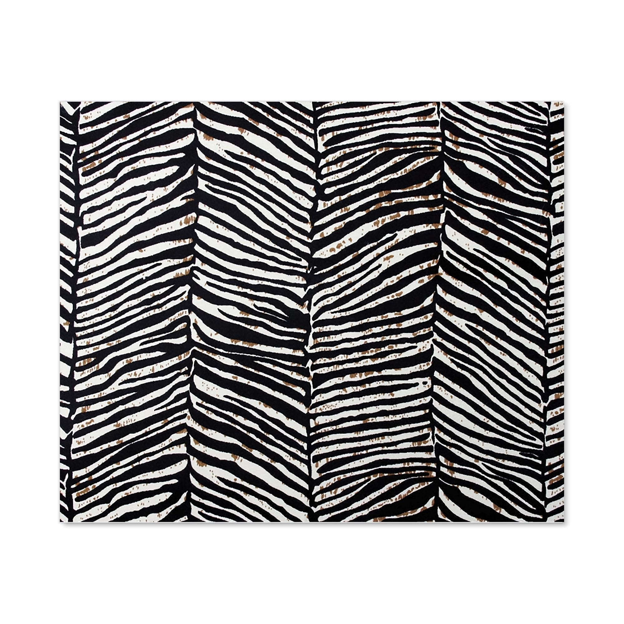 Zebra Pattern Kitchen Splashback