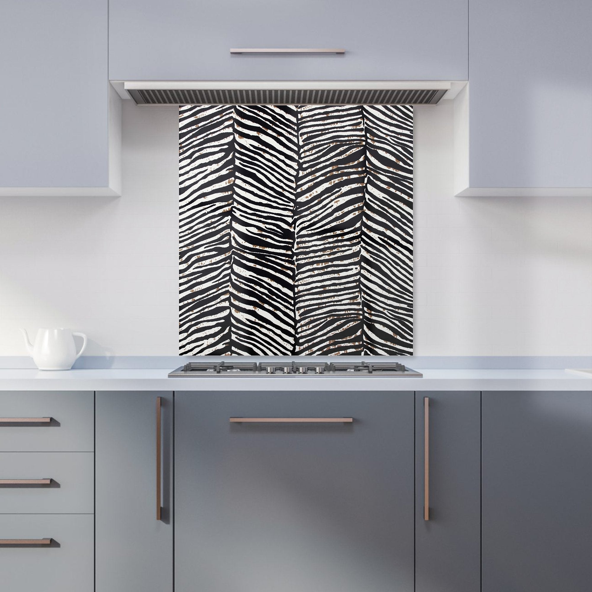 Zebra Pattern Kitchen Splashback