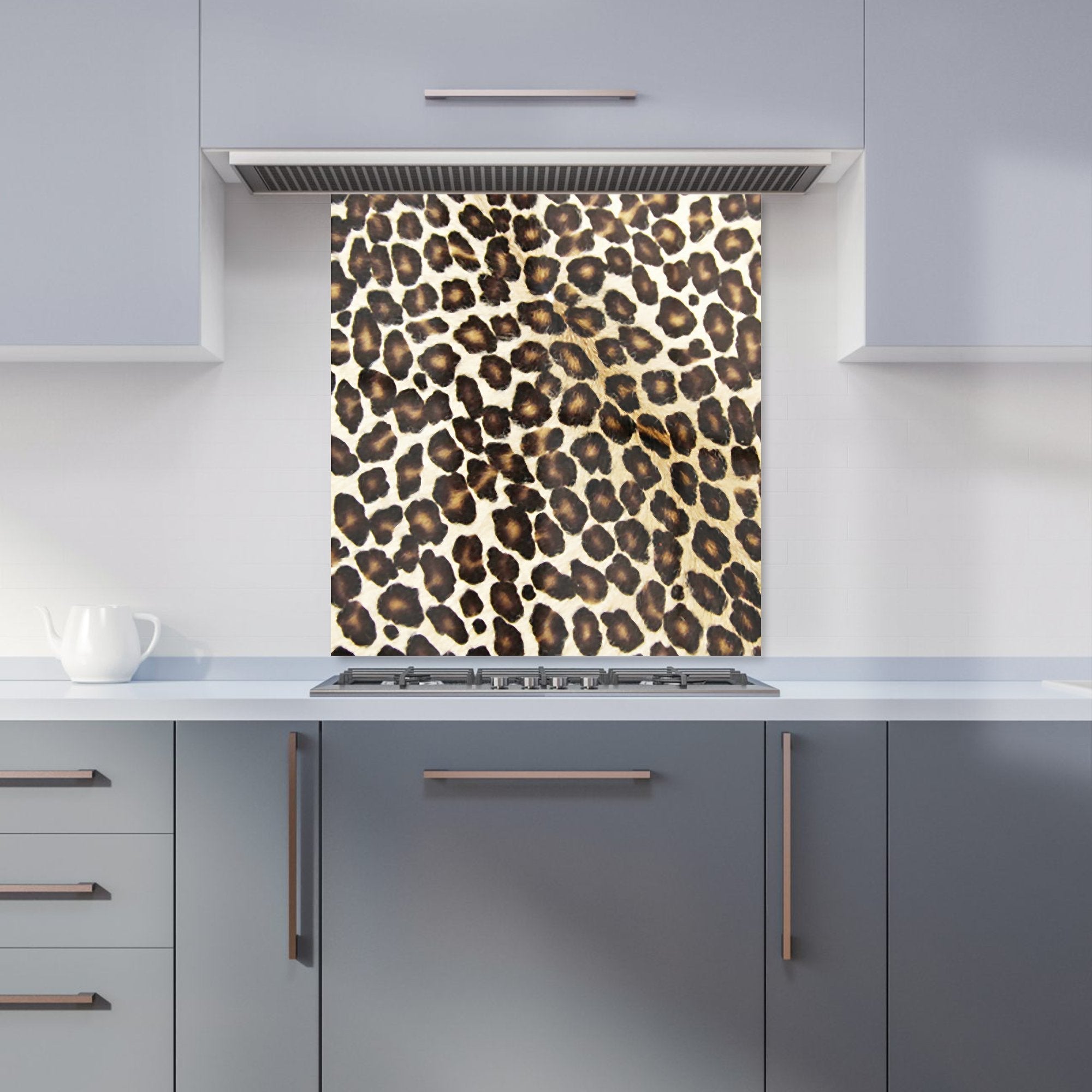 Leopard Hide Print Kitchen Splashback