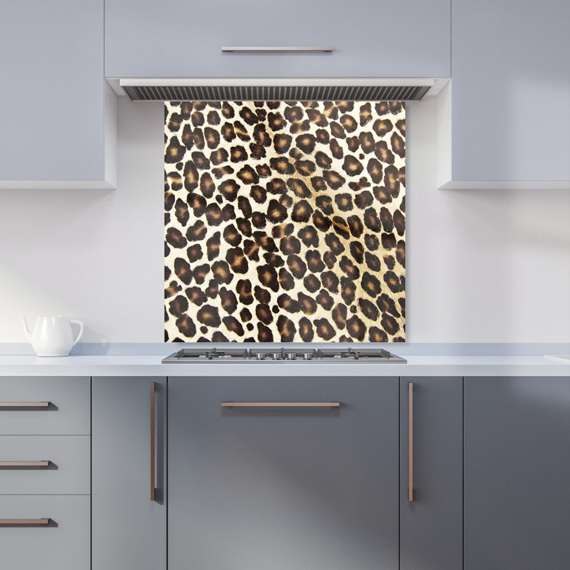 Leopard Hide Print Kitchen Splashback