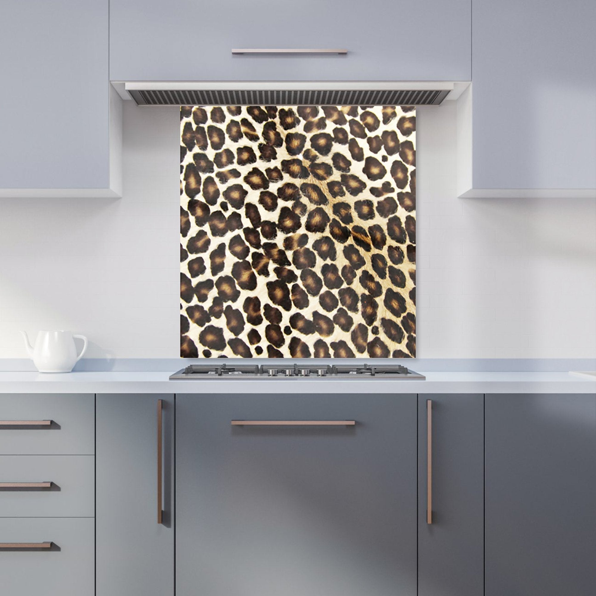 Leopard Hide Print Kitchen Splashback