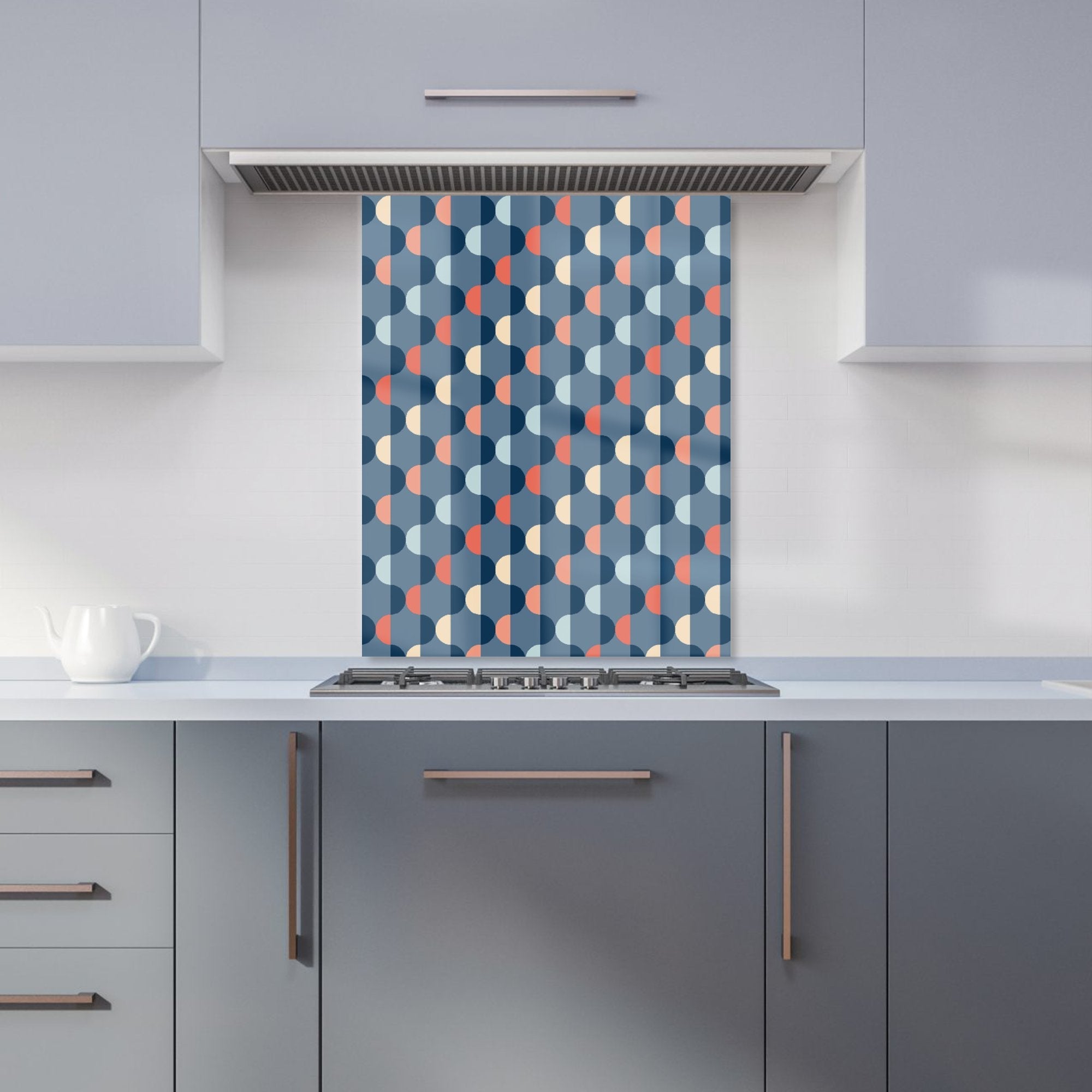 Geometric Pattern Kitchen Splashback
